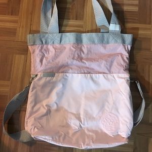 Manduka pink tote bag